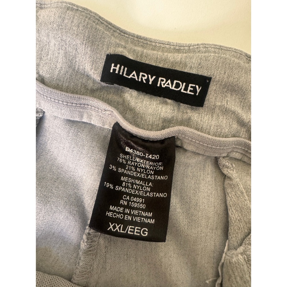 Hilary Radley Womens Gray Pull On Cropped Stretch Dress Ankle Pants  Size XXL - Picture 10 of 10